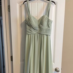 Long Sage Azazie Dress